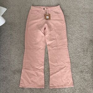 Pink Flared Pants